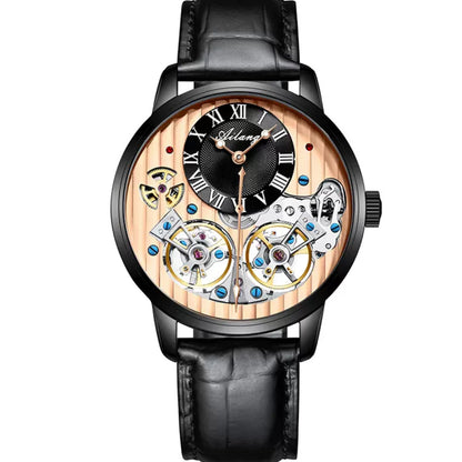 Double Tourbillon Automatic Mechanical Men's Watch (free shipping)