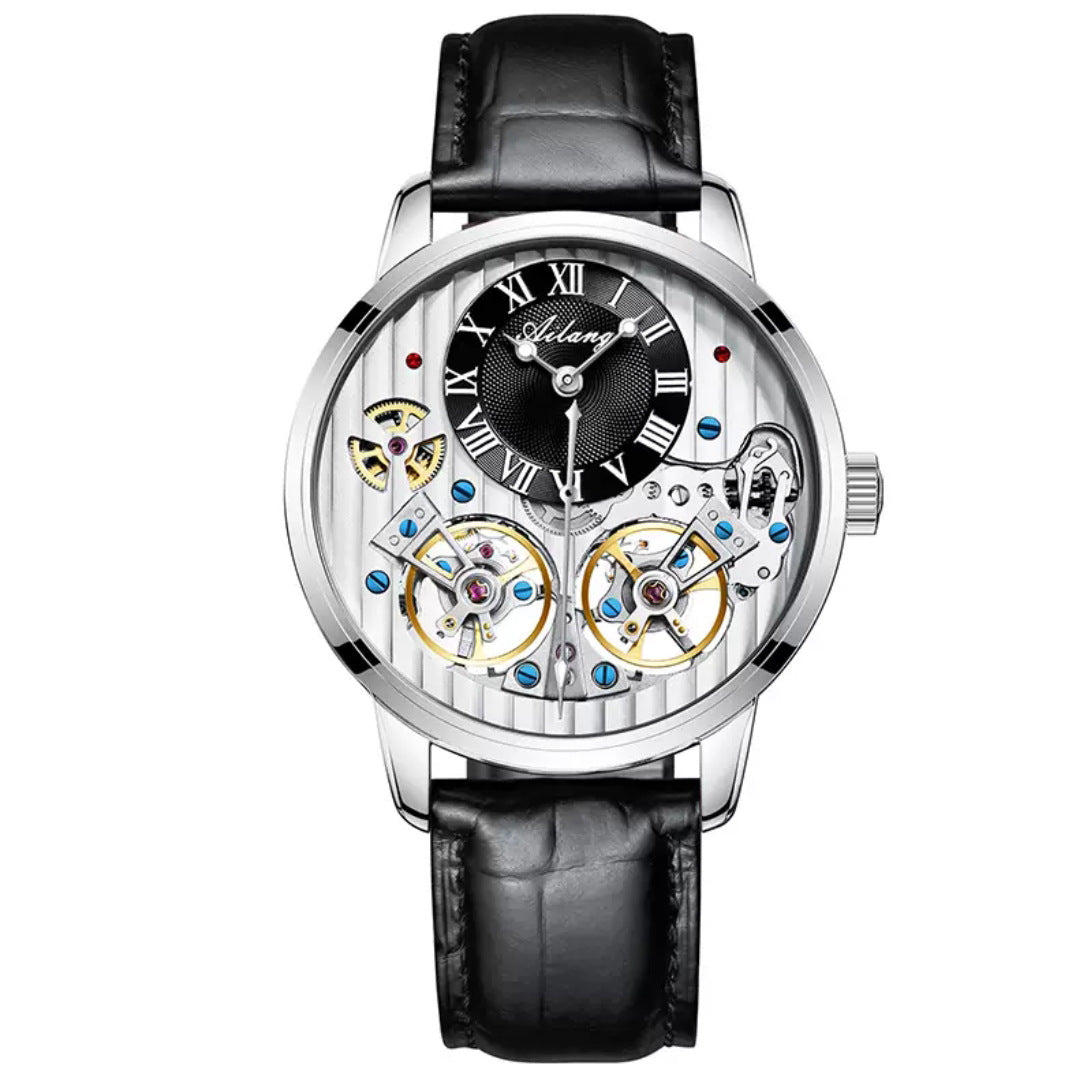 Double Tourbillon Automatic Mechanical Men's Watch (free shipping)