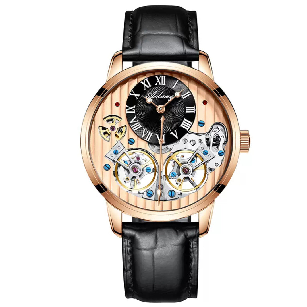 Double Tourbillon Automatic Mechanical Men's Watch (free shipping)