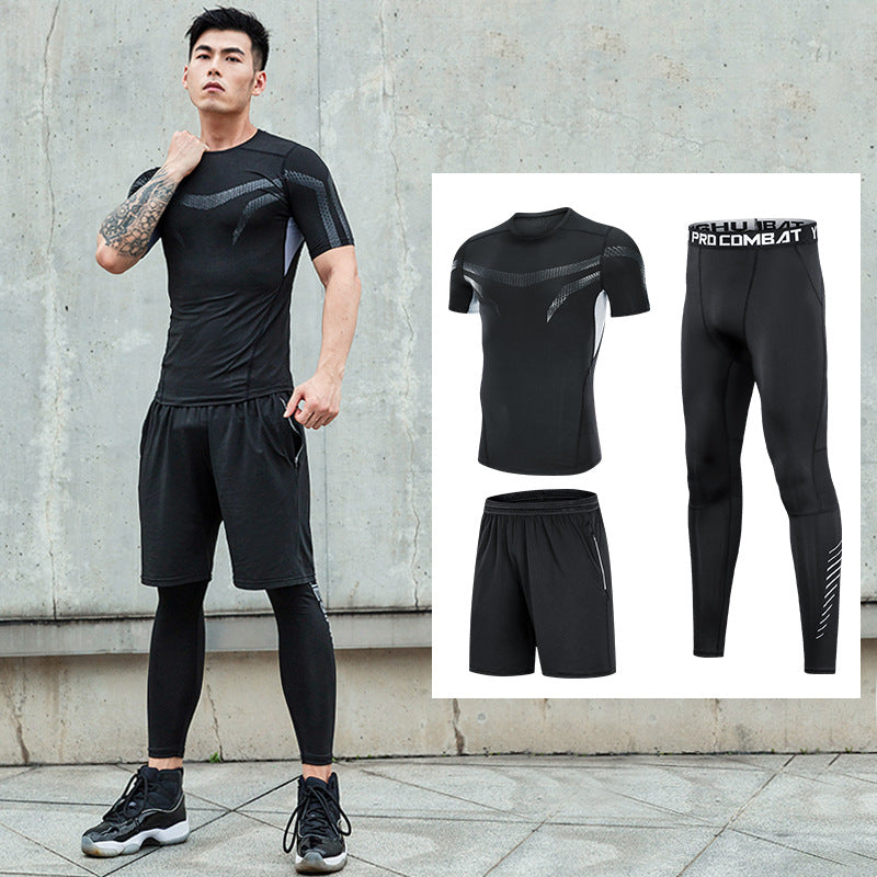 Men's Quick-Drying Fitness Training Set (free shipping)