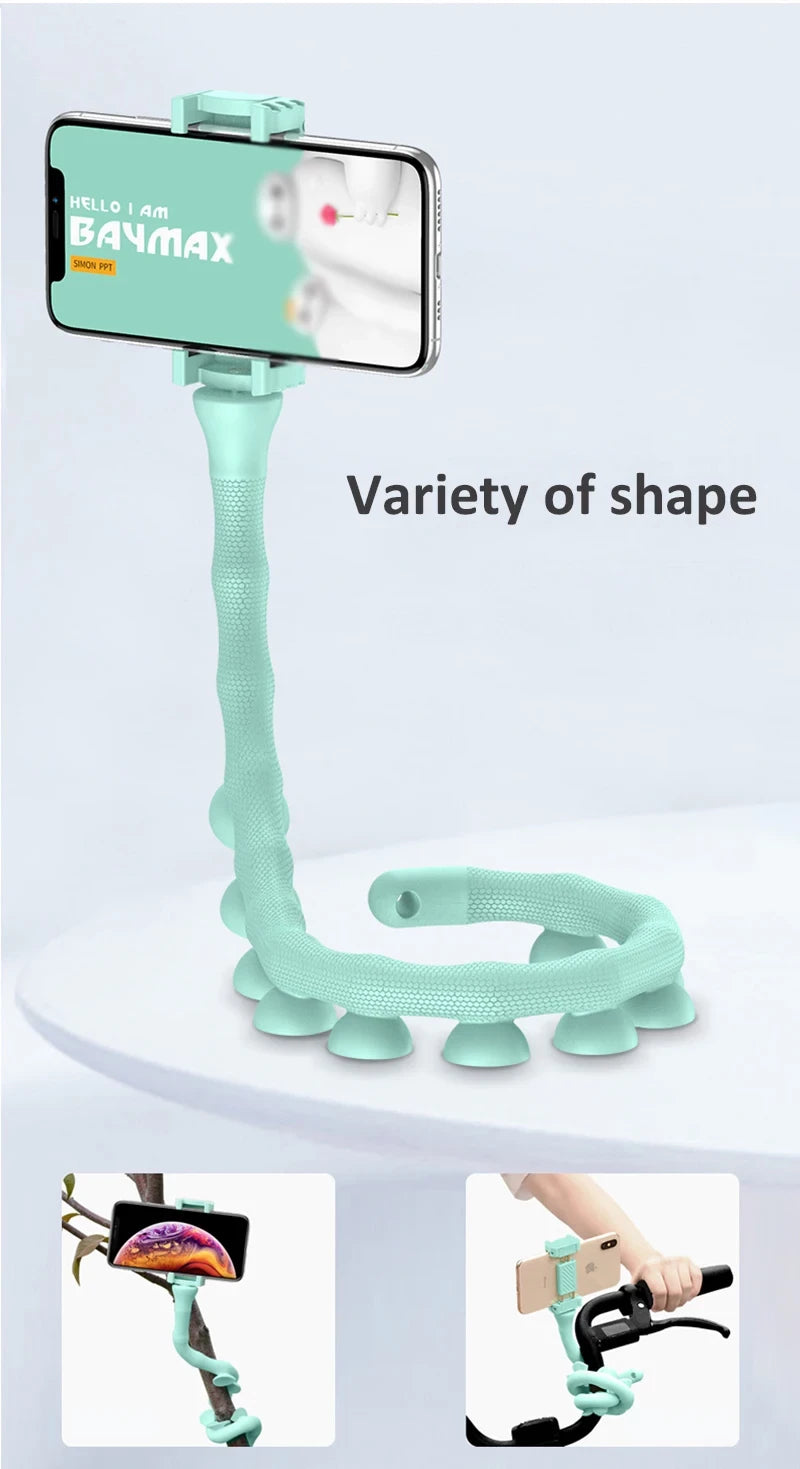 Adorable Caterpillar Design Phone Holder - Flexible Grip for Any Surface  (Free Shipping)