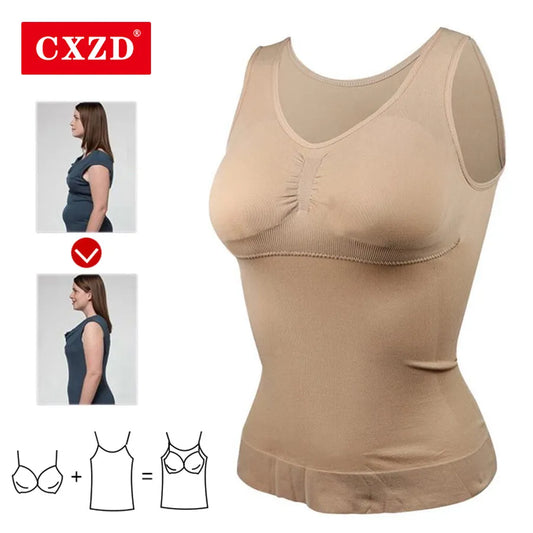 CXZD New Women Shapewear - Slimming Camisole Removable Body Shaping Vest Corset