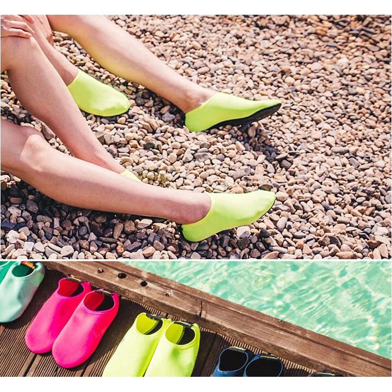 ZK50 Water Shoes Men Women Swimming Socks Printing Color Summer Aqua Beach Sneakers Seaside Sneaker Socks Slippers for Men Women