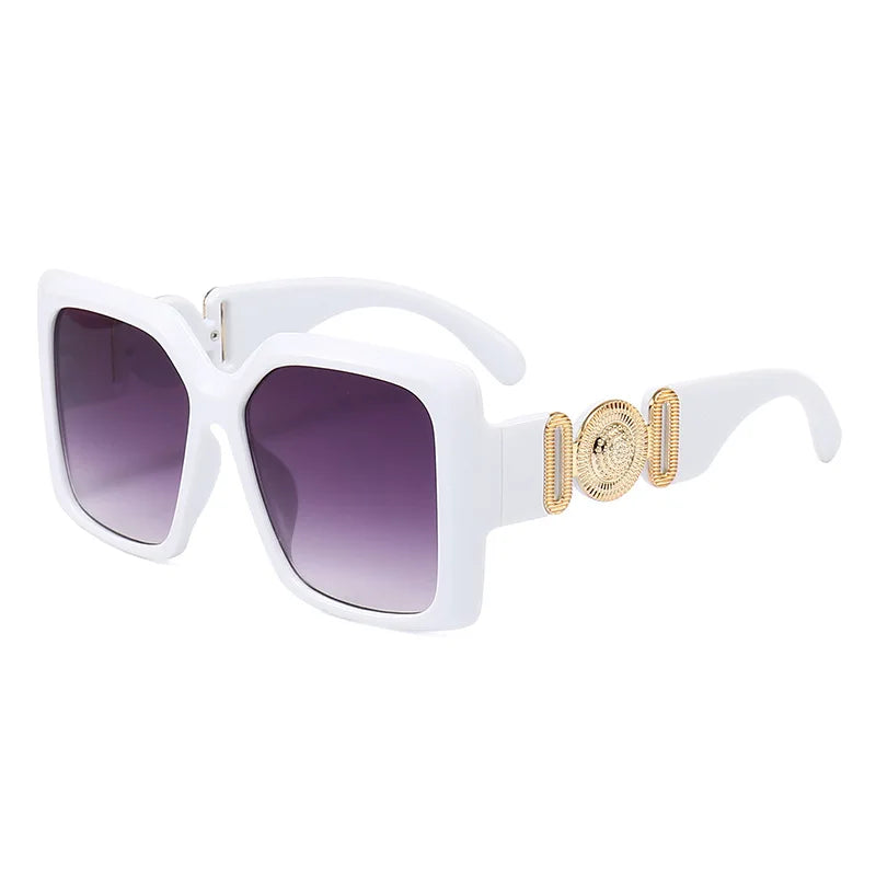 INS Square Sunglasses Women Luxury Sun Glasses