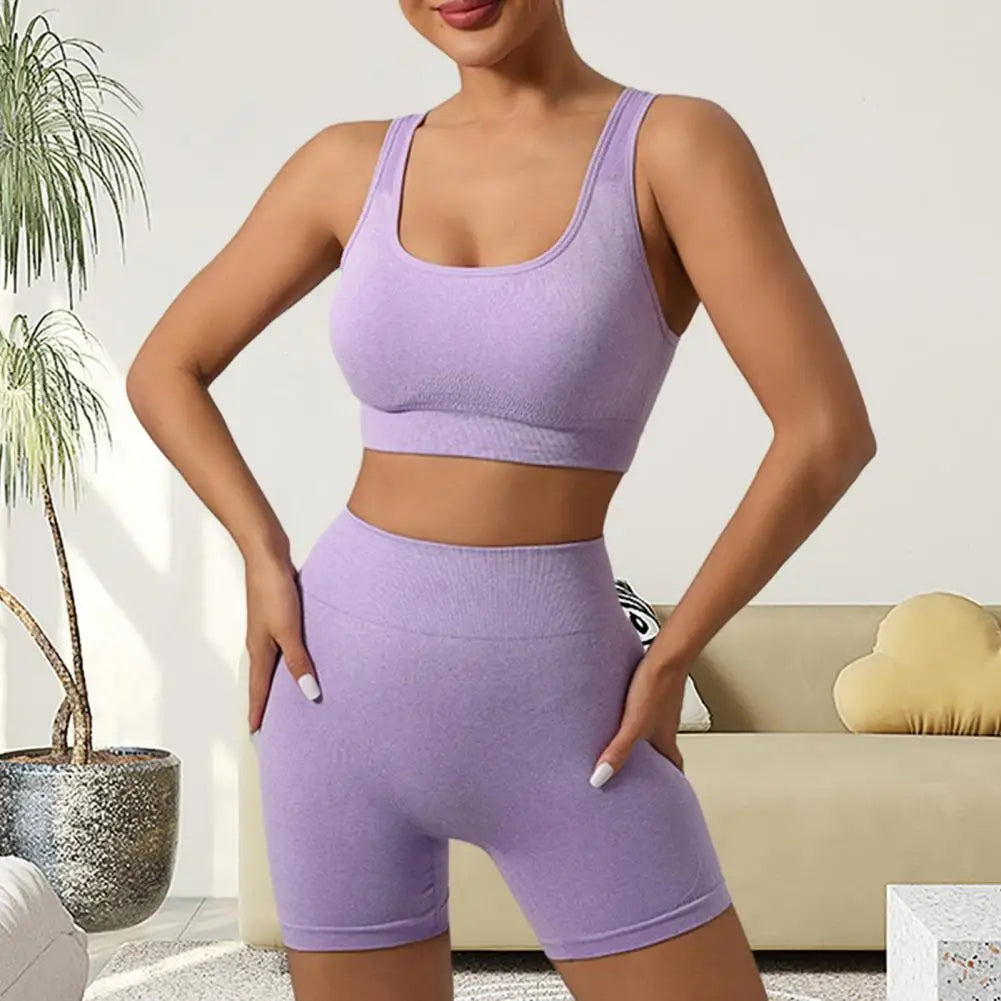 High Waist Yoga Bra Leggings Set (free shipping)