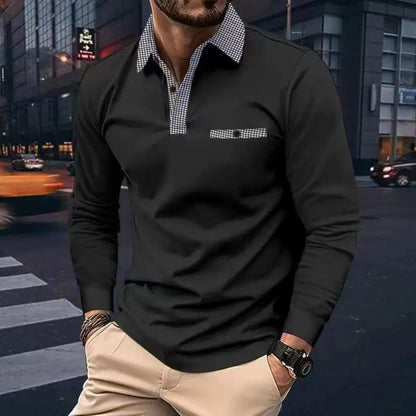 Men's Long Sleeve Polo Shirt (free shipping)