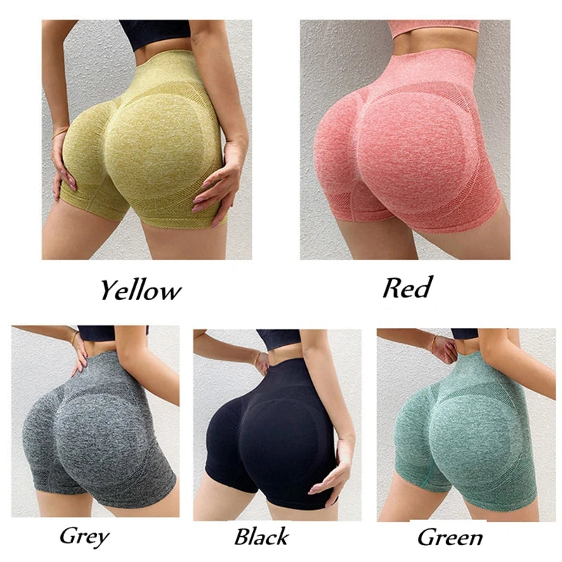 High Waist Yoga Shorts - Lift Butt Fitness (free shipping)