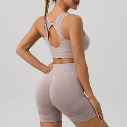 High Waist Yoga Bra Leggings Set (free shipping)