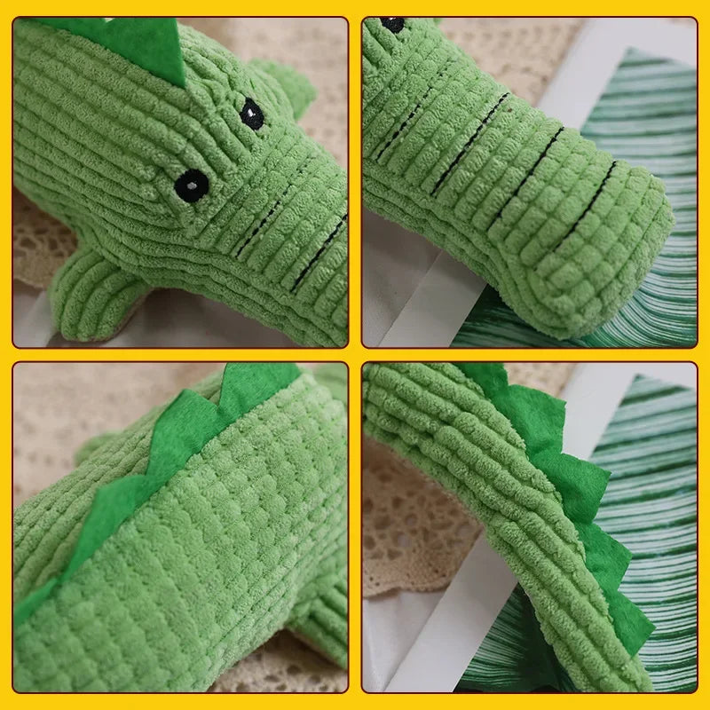 Funny Crocodile Plush Dog Toy (free shipping)