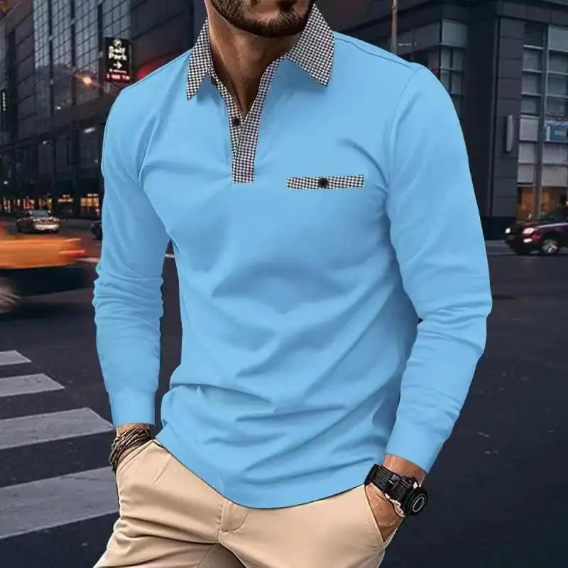 Men's Long Sleeve Polo Shirt (free shipping)