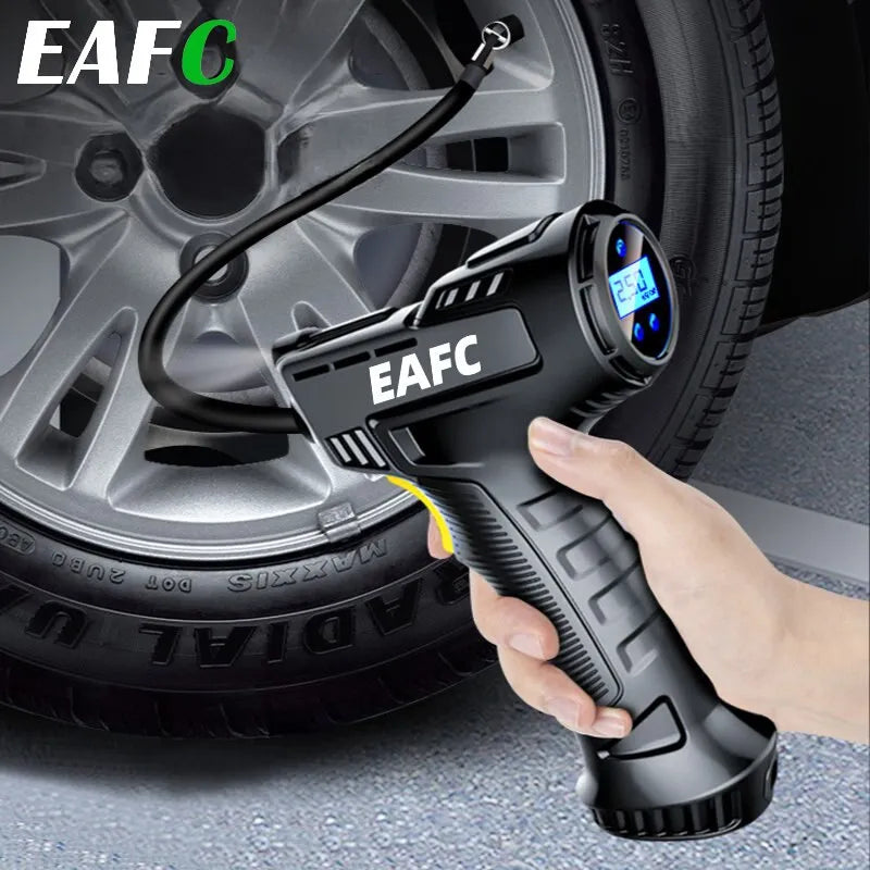 Portable 120W Air Compressor - Digital Wireless/Wired Tire Inflator